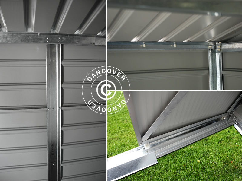 Garden shed 2.13x1.27x1.90 m, 2.71 m², ProShed®, Aluminium Grey
