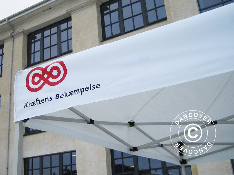 1 pc. valance print 21x290 cm on FleXtents, right-aligned