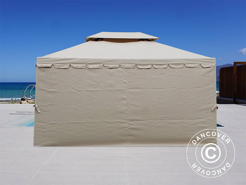 Gazebo Osiris 3x4 m, Dark beige