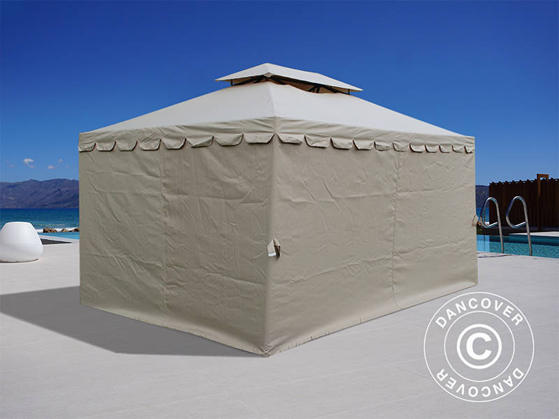 Gazebo Osiris 3x4 m, Dark beige