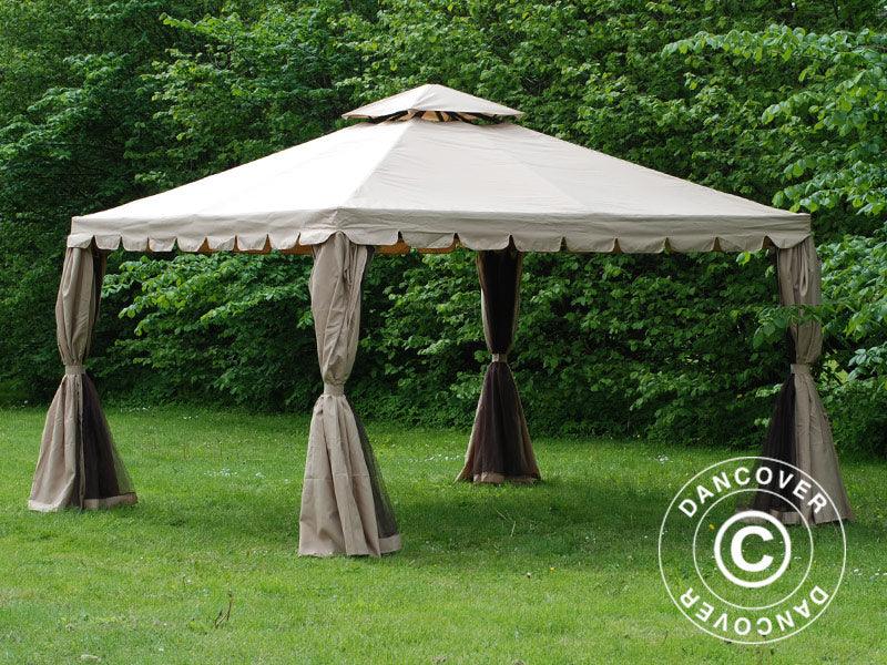 Gazebo Osiris 4x4 m, Dark beige