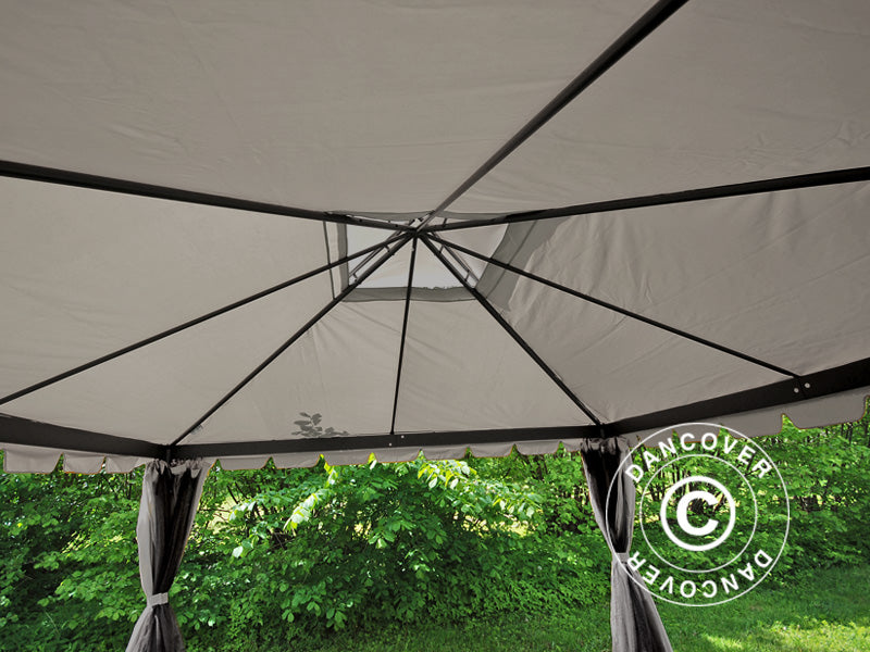 Gazebo Osiris 4x4 m, Grey