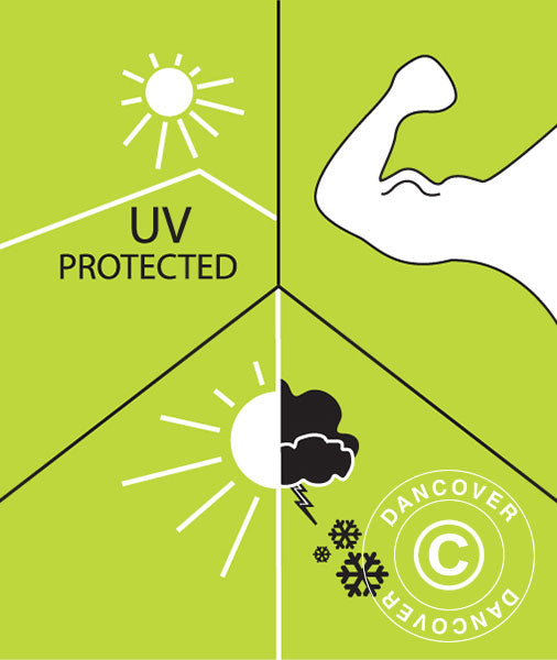 Door canopy Aquila, Palram/Canopia, 0.915x1.505 m, Dark Grey/Clear