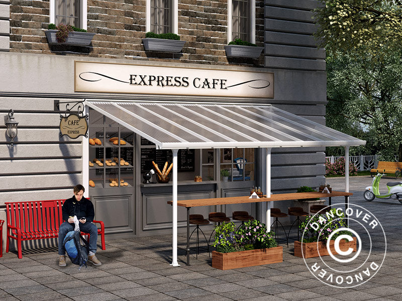 Patio Cover Feria, Palram/Canopia, 3x5.46 m, White