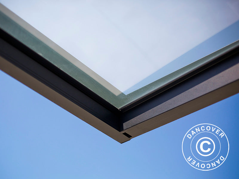 Canopy Sophia 2150, Palram/Canopia, 0.95x2.15x0.17 m, Dark Grey/Clear