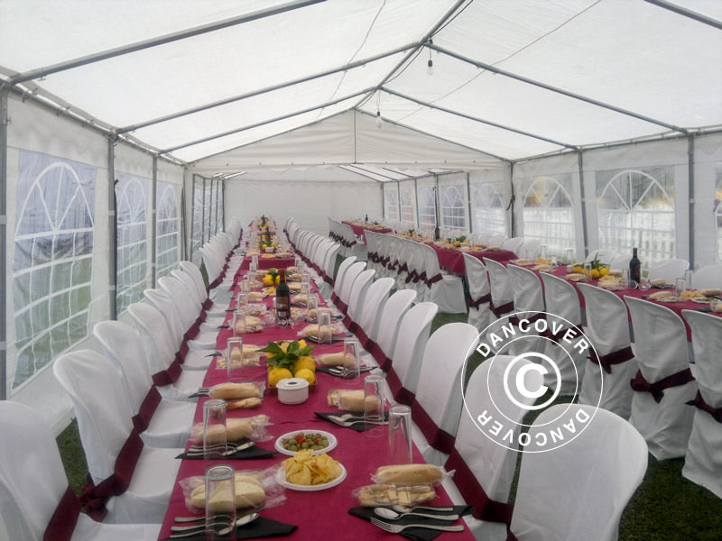 Marquee PLUS 4x10 m PE 700, White