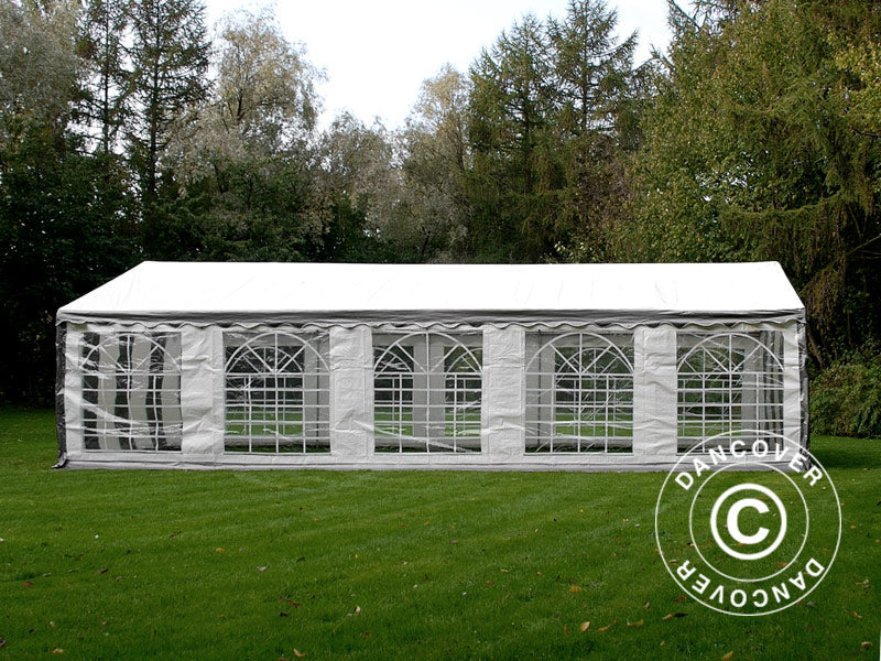 Marquee PLUS 4x10 m PE 700, Grey/White