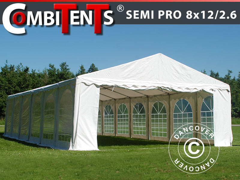 Marquee, SEMI PRO Plus CombiTents® 900 8x12 (2.6) m, 4-in-1, White