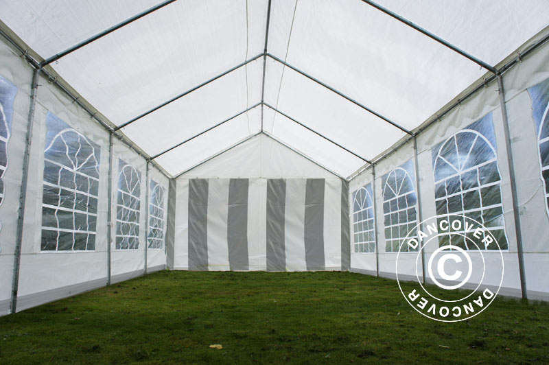 Marquee PLUS 4x8 m PE 700, Grey/White