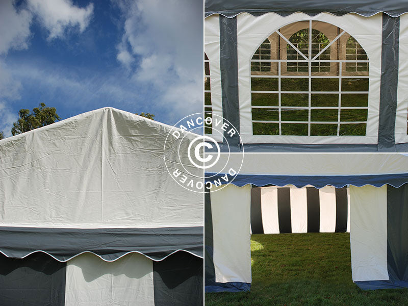 Marquee Original 5x6 m PVC 900, Grey/White