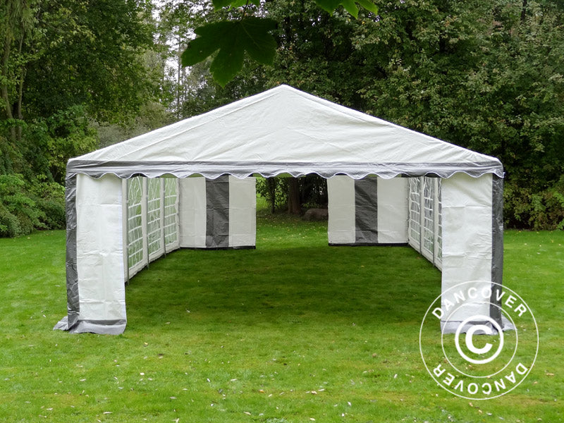 Marquee PLUS 5x10 m PE 700, Grey/White