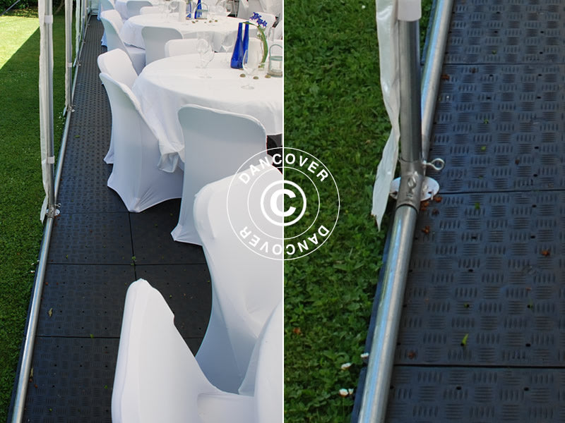 Marquee, Exclusive CombiTents® 900 6x12 m, 4-in-1, Grey/White