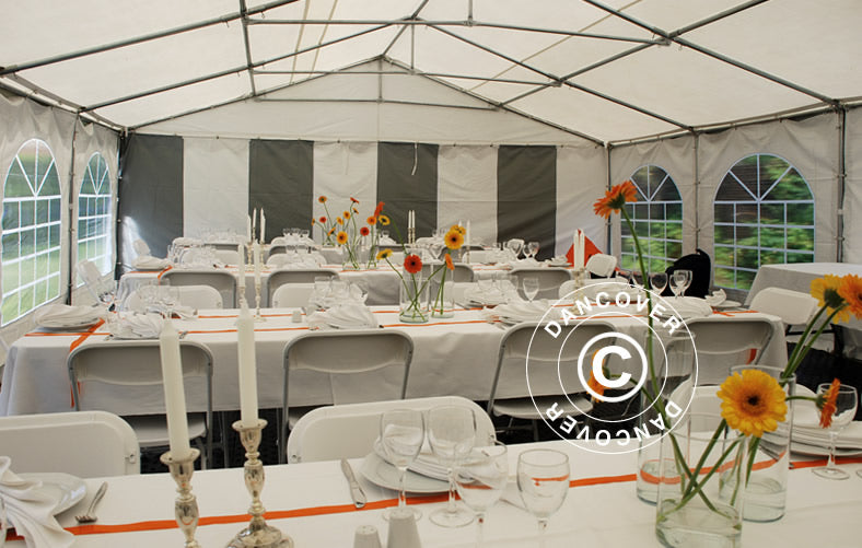 Marquee Original 6x8 m PVC 900, Grey/White
