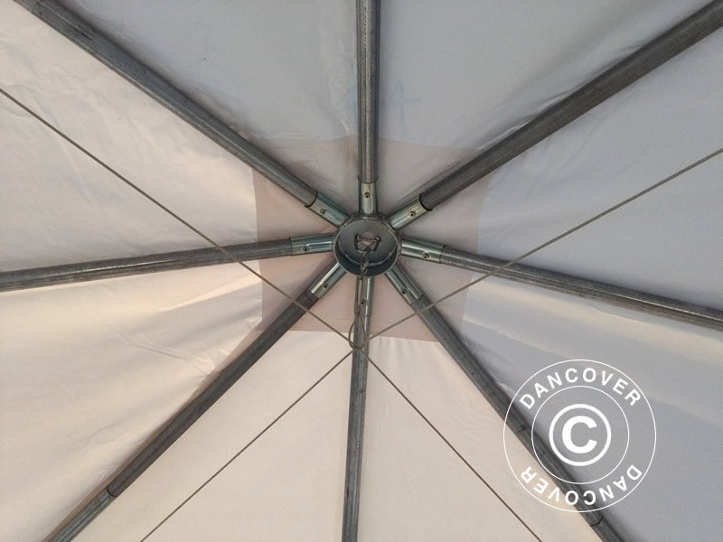 Pagoda Marquee Exclusive 4x4 m PVC, White