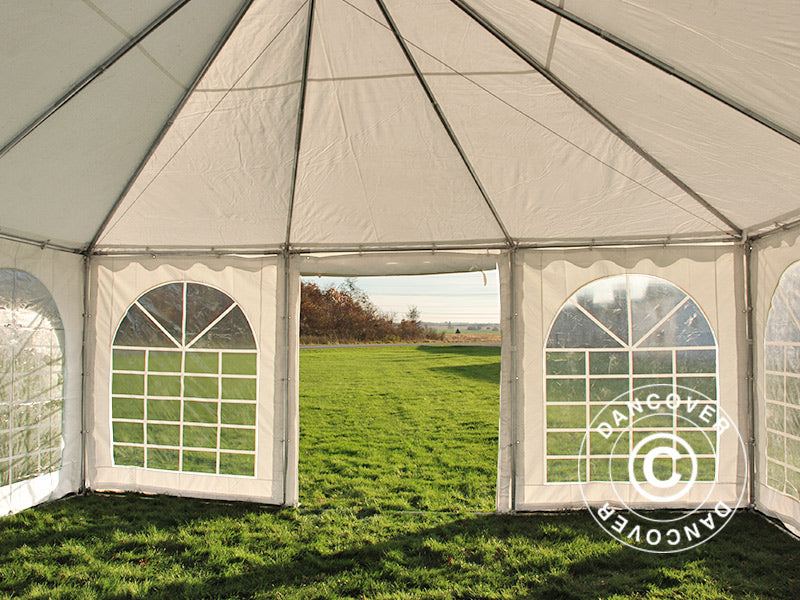 Pagoda Marquee Exclusive 6x6 m PVC, White