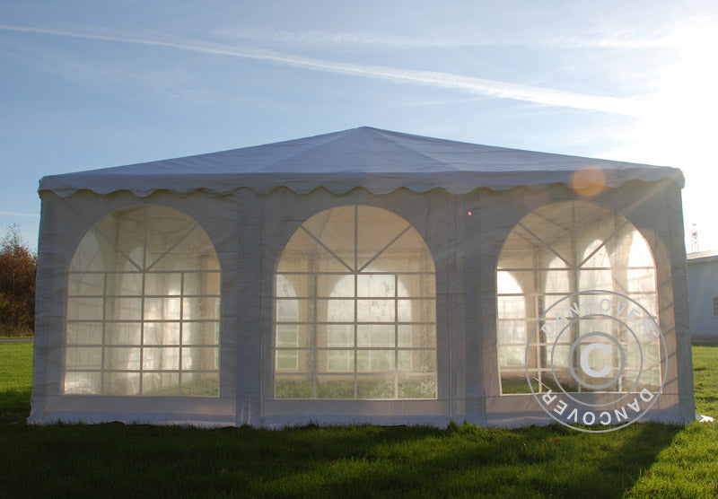 Pagoda Marquee Exclusive 6x6 m PVC, White
