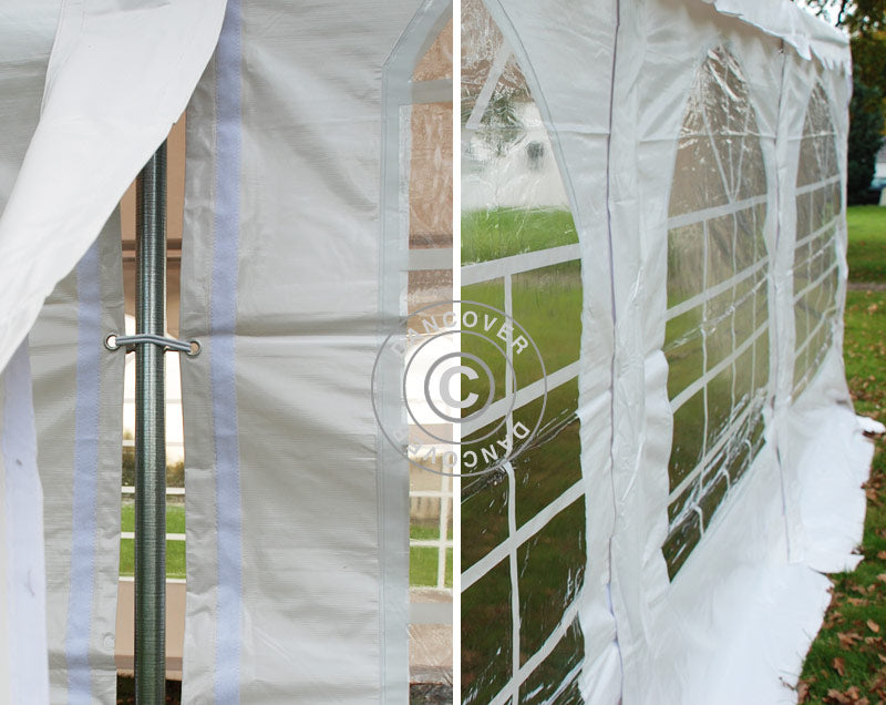 Pagoda Marquee Exclusive 6x6 m PVC, White