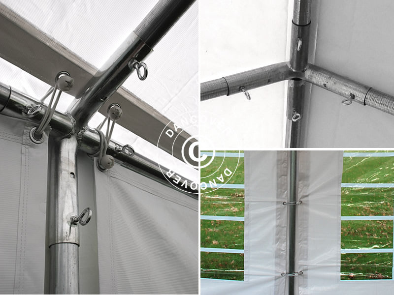 Marquee Original 5x8 m PVC 900, Grey/White