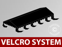 Roof cover for Marquee UNICO, PVC/Polyester, 5x10 m, Black