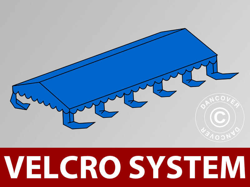 Roof cover for Marquee UNICO, PVC/Polyester, 5x10 m, Blue