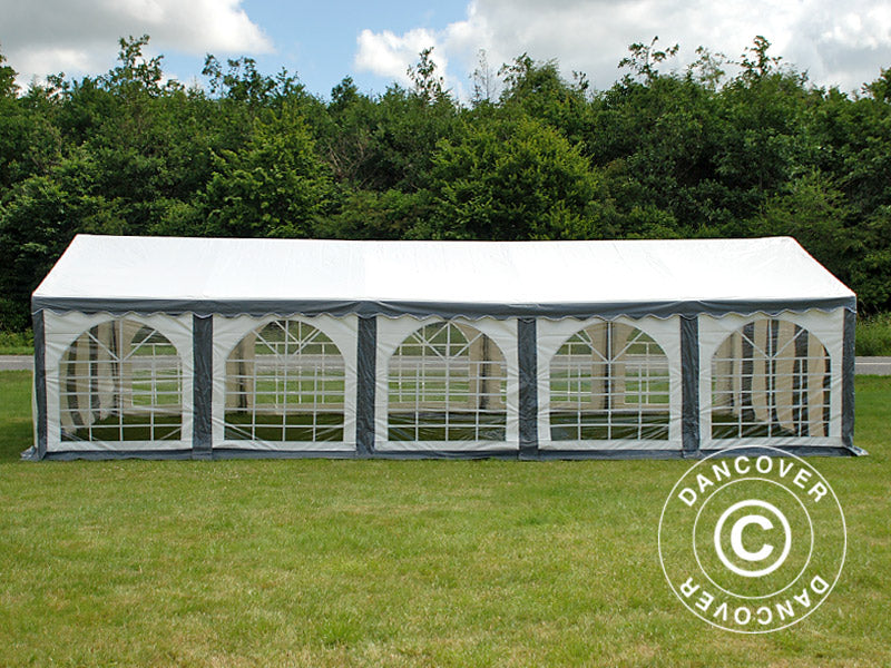 Marquee Original 4x10 m PVC 900, Grey/White