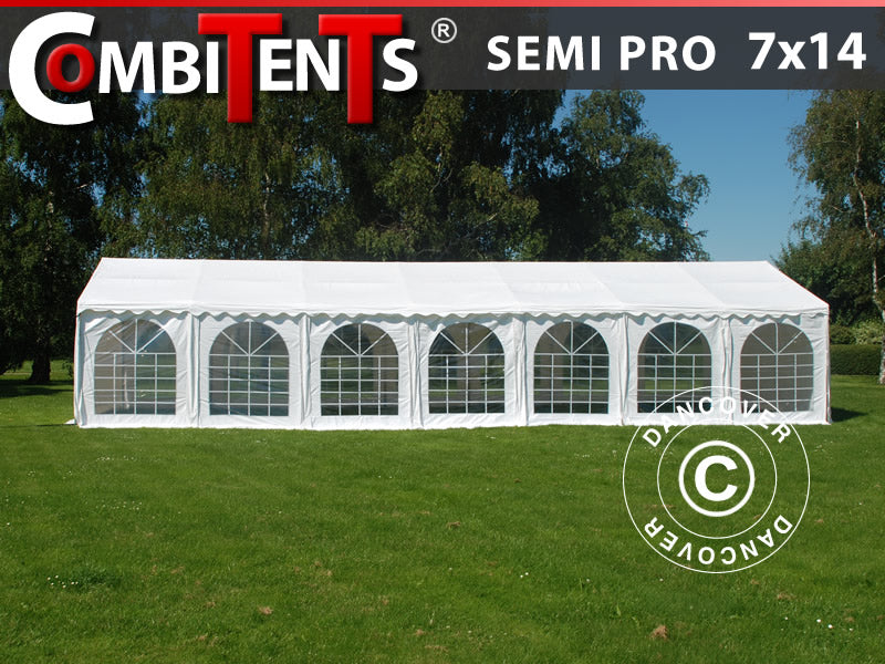 Marquee, SEMI PRO Plus CombiTents® 900 7x14 m, 5-in-1, White