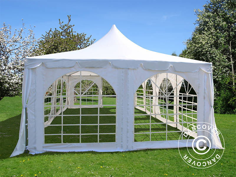 Marquee Pagoda 4x8 m, White