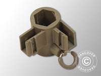 Fitting for corner leg, Grey