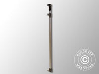 Complete corner leg 1.77/2.37 m, Grey