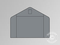 Endwall/door for Storage Shelter PRO XL 5x8x2.5x3.89 m PE, Grey