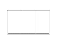 Sidewall w/door for Partyzone Pagoda, 3m, White