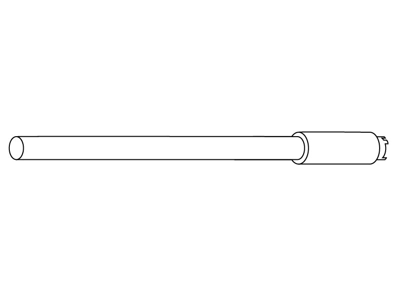 Center pole, 2770 mm