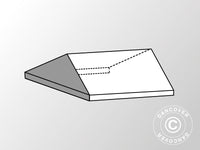 4m roof cover end section for SEMI PRO CombiTents®, 5x4m, PVC, White