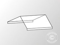 4 m roof cover middle section for Semi PRO CombiTents®, 8x4 m, PVC, White