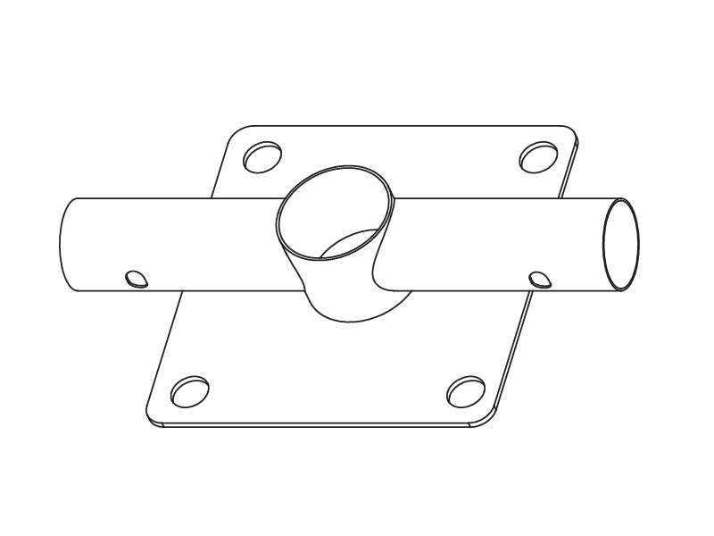 2-ways connector w/ foot