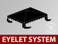 Roof cover for Marquee UNICO, PVC/Polyester, 3x3 m, Black