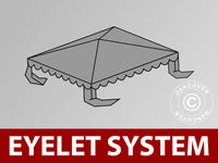 Roof cover for Marquee UNICO, PVC/Polyester, 3x3 m, Dark Grey