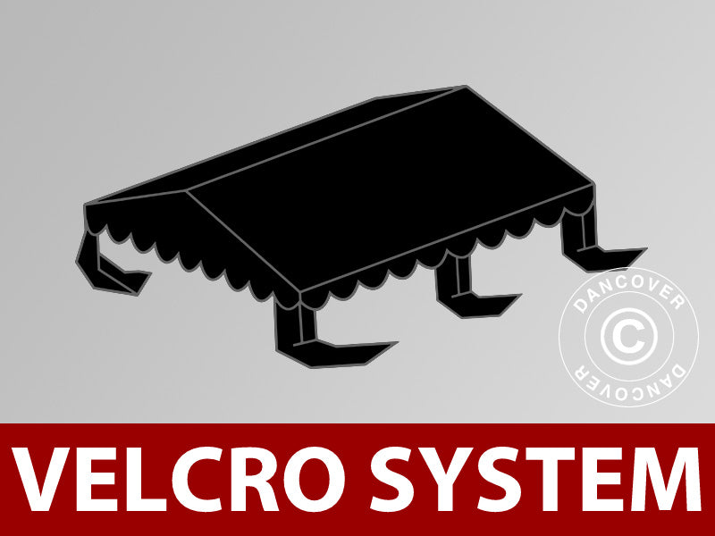 Roof cover for Marquee UNICO, PVC/Polyester, 4x4 m, Black
