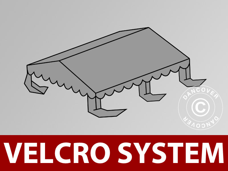 Roof cover for Marquee UNICO, PVC/Polyester, 4x4 m, Dark Grey