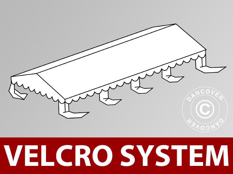 Roof cover for Marquee UNICO, PVC/Polyester, 5x8 m, White