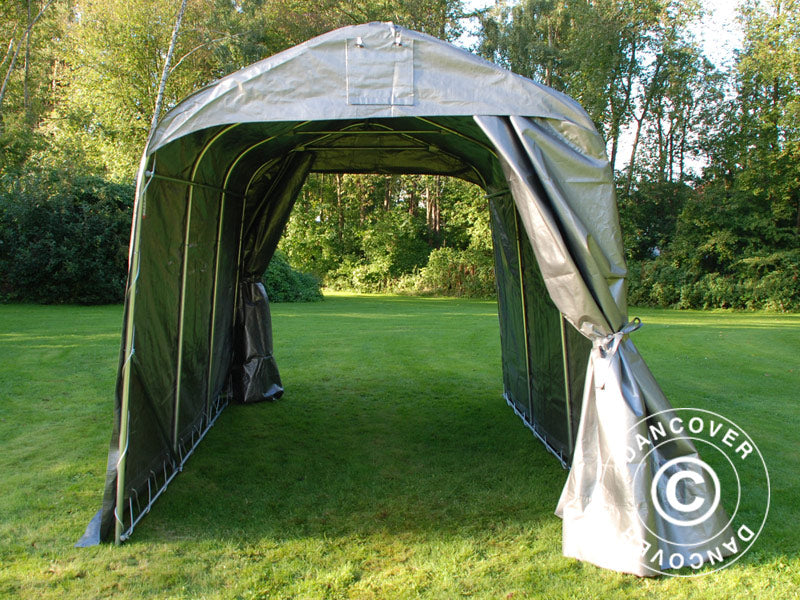 Storage tent PRO 2.4x3.6x2.34 m PE, Grey