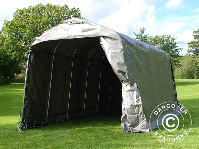 Storage tent PRO 2.4x6x2.34 m PE, Grey