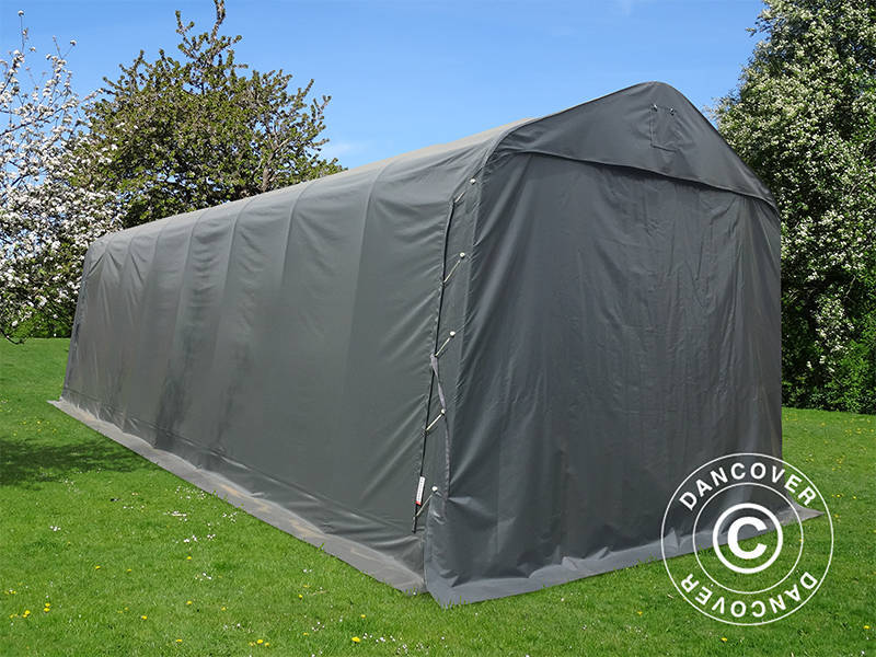 Portable Garage PRO 3.77x9.7x3.18 m PVC, Grey