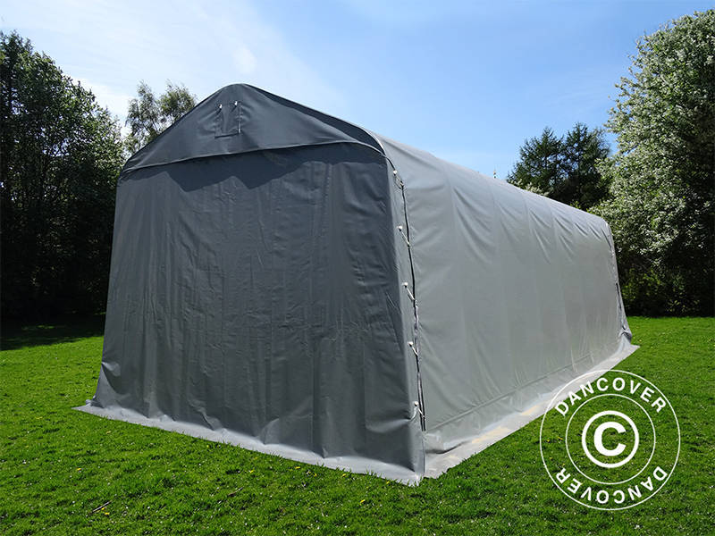 Portable Garage PRO 3.77x9.7x3.18 m PVC, Grey