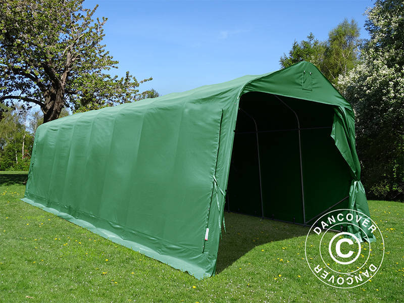 Portable Garage PRO 3.77x9.7x3.18 m, PVC, Green