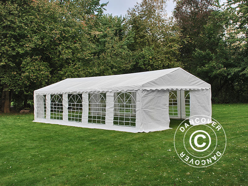 Storage Tent Basic 2-in-1, 5x10 m PE 700, White