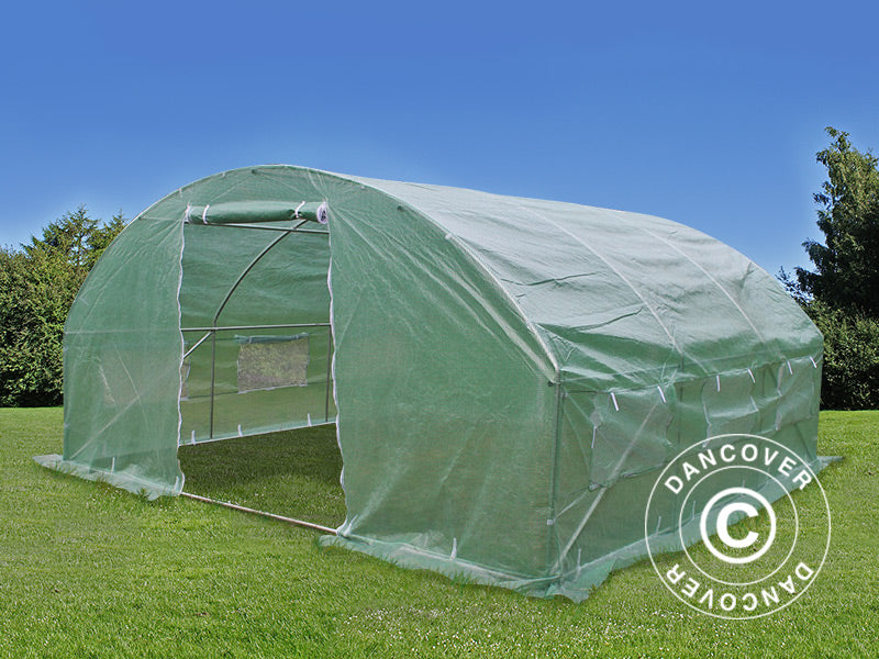 Polytunnel Greenhouse 4x4x2 m, 16 m², Green