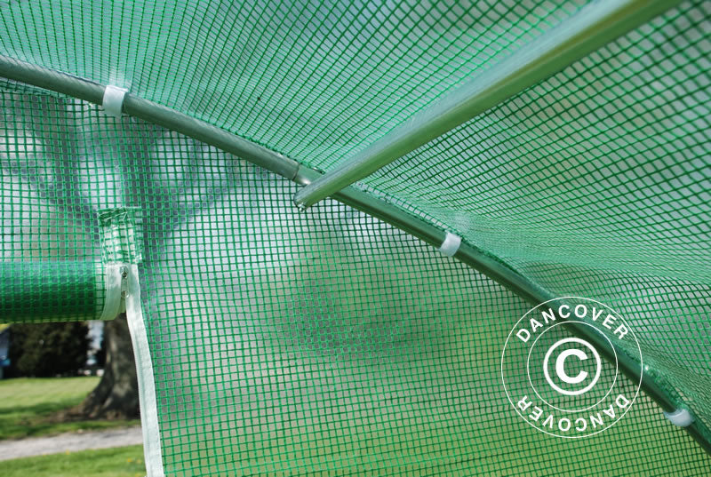 Polytunnel Greenhouse 4x8x2 m, 32 m², Green