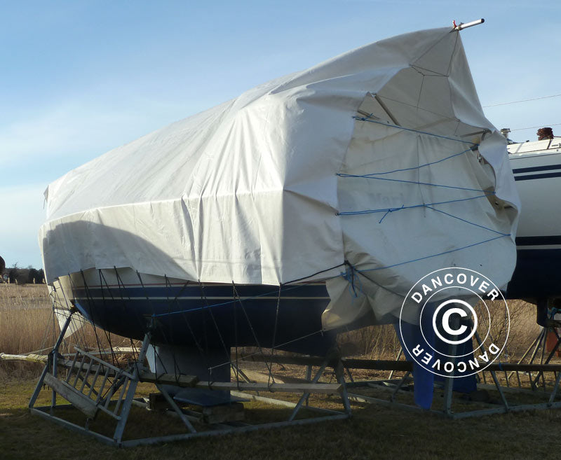 Tarpaulin 6x14 m, PE 300 g/m², White