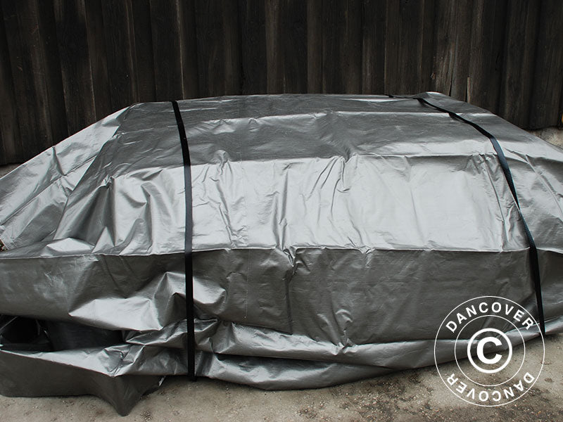 Tarpaulin 3x10 m, PE 300 g/m², Grey